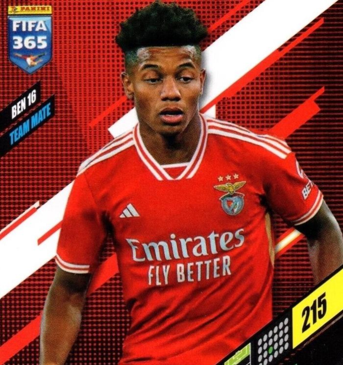 David Neres 2024 Panini Adrenalyn XL FIFA 365