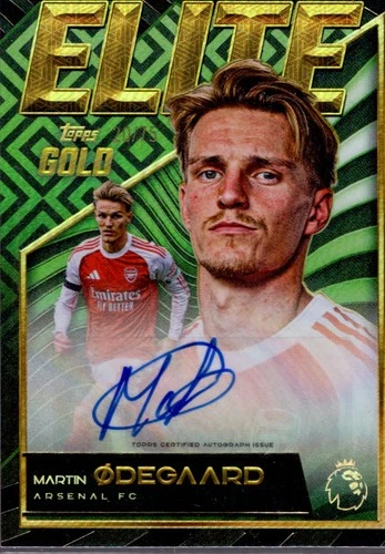 David Odegaard 2025 Topps Premier League Gold /75
