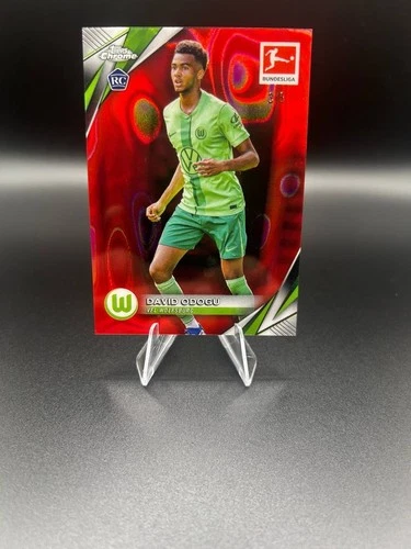 David Odogu 2024 Topps Bundesliga Chrome Red Lava /5