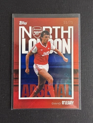 David O'Leary 2023 Topps Arsenal Team Set /75