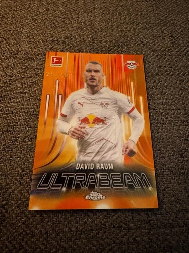 David Raum 2025 Topps Bundesliga Chrome Ultrabeam Orange /25