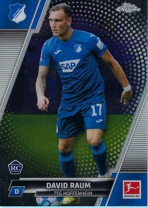 David Raum 2021 Topps Chrome Bundesliga 50