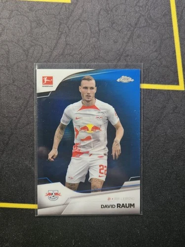 David Raum 2023 Topps Chrome Bundesliga Blue Refractor /180