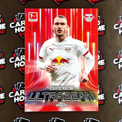 David Raum 2025 Topps Chrome Ultrabeam Red /5