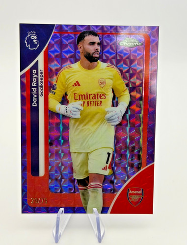 David Raya 2025 Topps Chrome /75