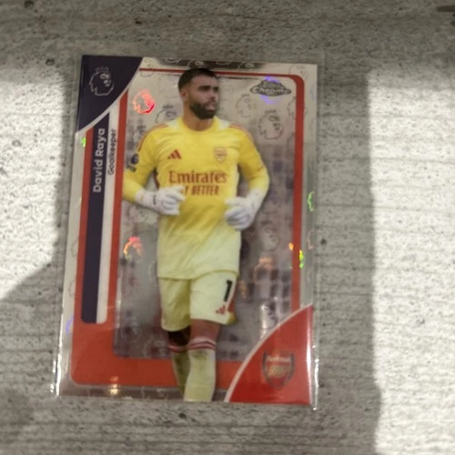 David Raya 2025 Topps Chrome Logofractor
