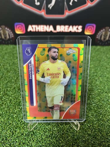 David Raya 2025 Topps Chrome Pineapple Chrome