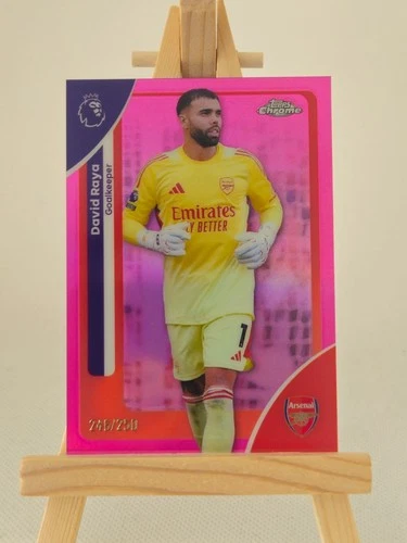 David Raya 2026 Topps Chrome Pink /250