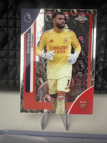 David Raya 2026 Topps Chrome Premier League Logofractor
