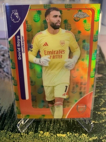 David Raya 2026 Topps Chrome Premier League Pineapple