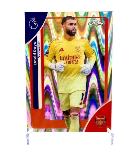 David Raya 2025 Topps Chrome RayWave