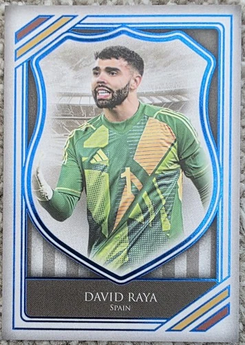 David Raya 2025 Panini Futera Unique Blue /19