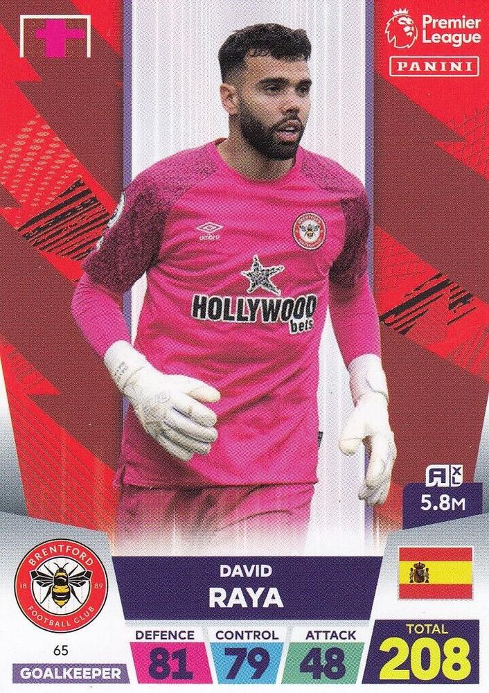 David Raya 2023 Panini Adrenalyn XL Premier League