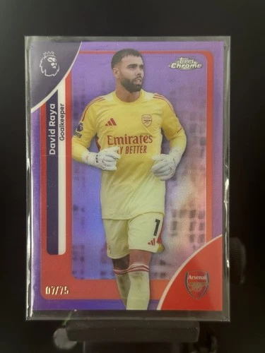 David Raya 2026 Topps Premier League Chrome /75