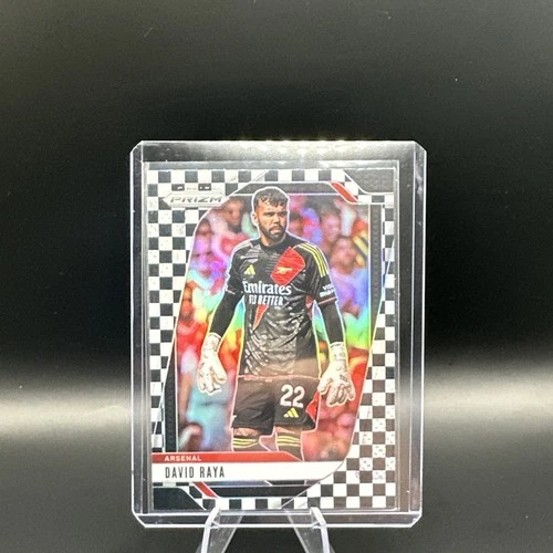 David Raya 2024 Panini Prizm Black & White Checker Prizm