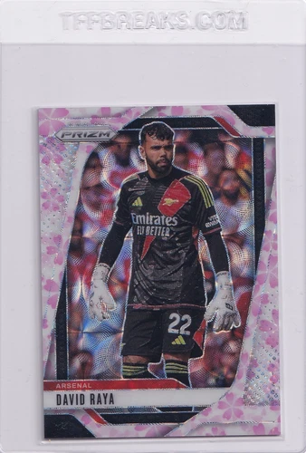David Raya 2024 Panini Prizm Cherry Blossom /20