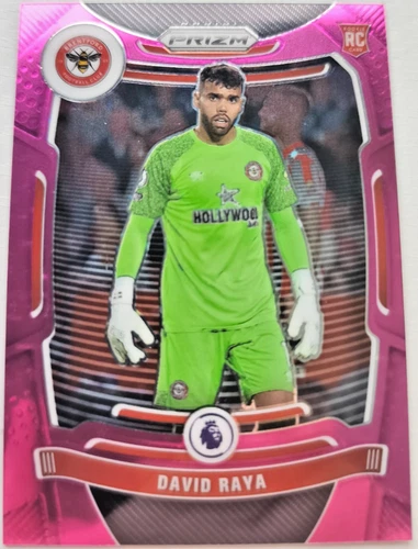 David Raya 2021 Panini Prizm Premier League Pink Prizm