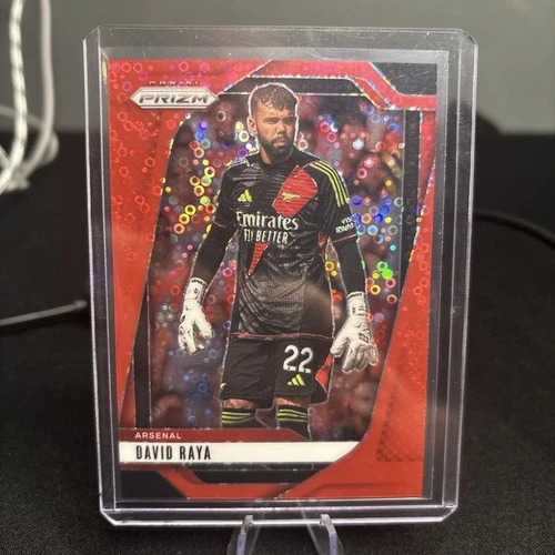 David Raya 2024 Panini Prizm Premier League Red /49