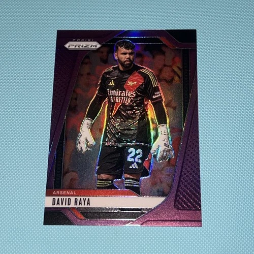 David Raya 2024 Panini Prizm Purple Prizm