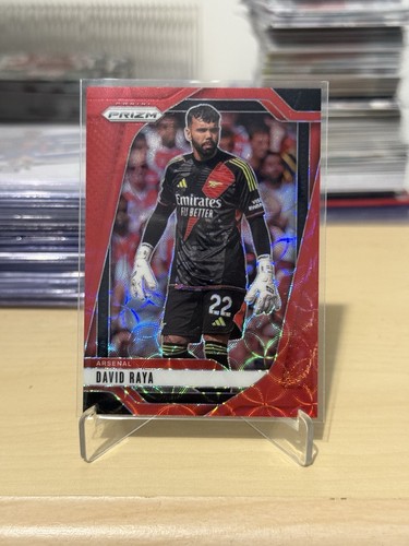 David Raya 2025 Panini Prizm Red Choice /30