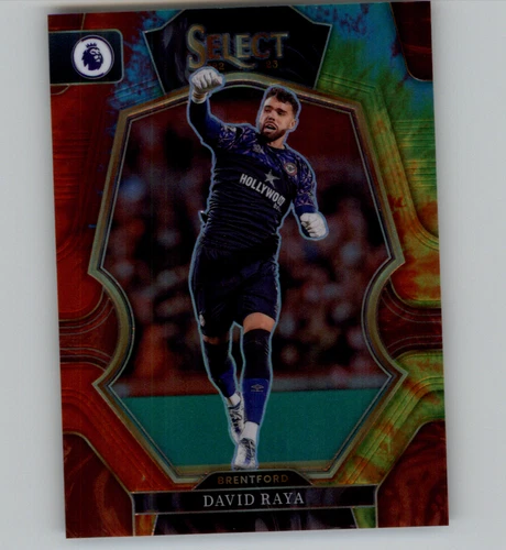 David Raya 2023 Panini Select Tie-Dye Prizm /49