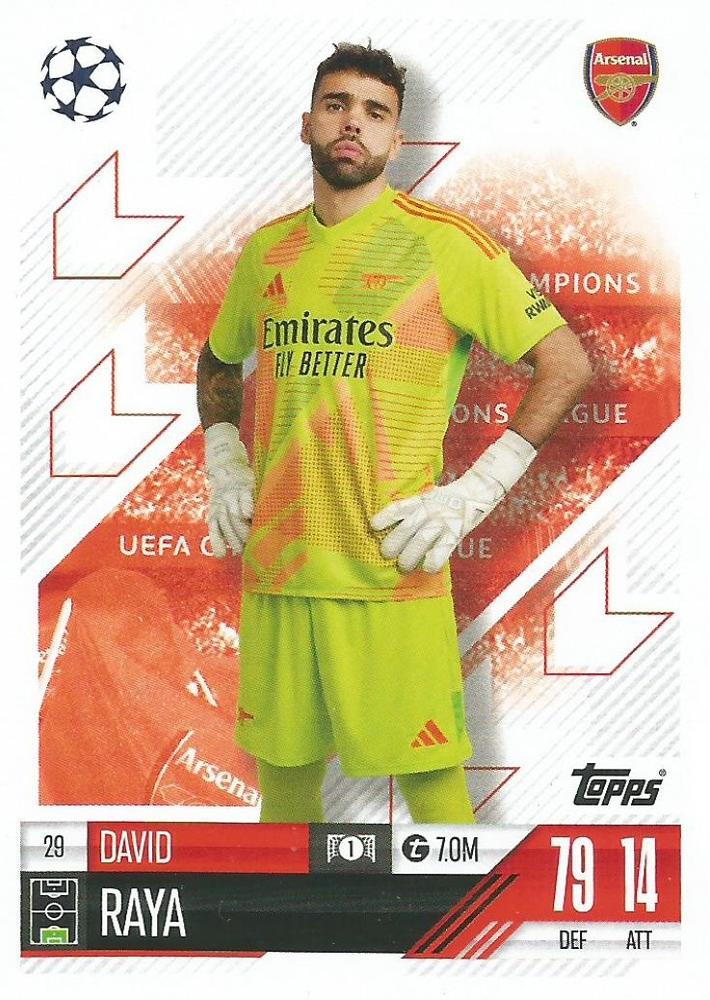 David Raya 2024 Topps Match Attax UEFA Club Competitions