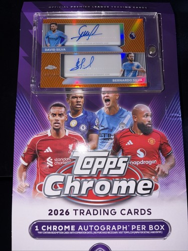David Silva & Bernardo Silva 2026 Topps Chrome /25