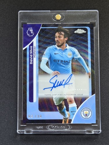 David Silva 2026 Topps Chrome Black /10