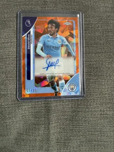 David Silva 2025 Topps Chrome Sapphire Orange /25