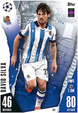 David Silva 2023 Topps Match Attax UEFA Club Competitions