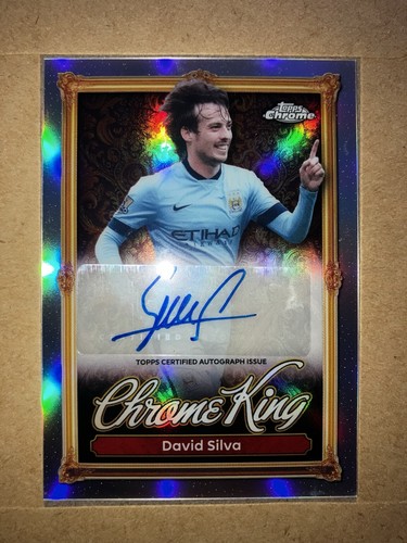 David Silva 2025 Topps Premier League Chrome