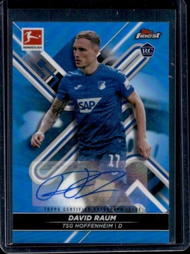 David Späth 2021 Topps Finest Blue Refractor /65