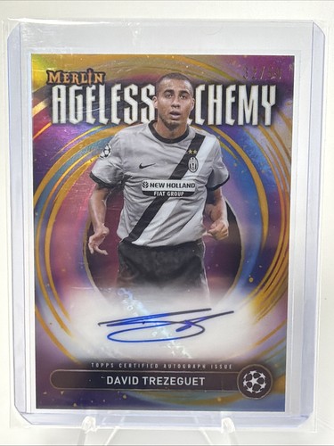 David Trezeguet 2024 Topps Merlin Chrome Gold /50