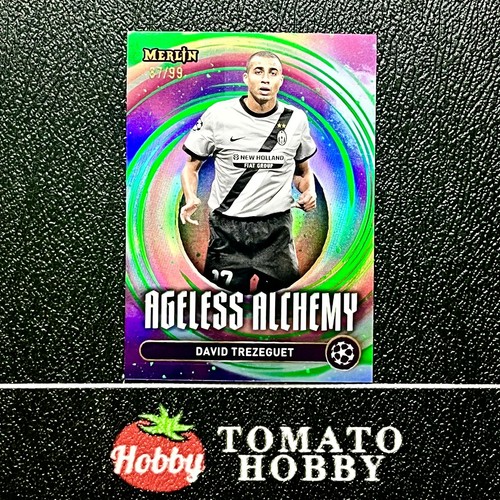 David Trezeguet 2024 Topps Merlin Chrome Green /99