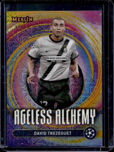David Trezeguet 2024 Topps Merlin Chrome UCC Gold Refractor /50
