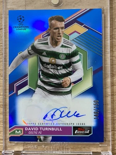 David Turnbull 2022 Topps Finest Blue /150