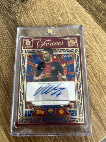 David Villa 2025 Topps Barcelona Forever /125