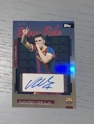 David Villa 2025 Topps Barcelona Team Set 25/26 /75