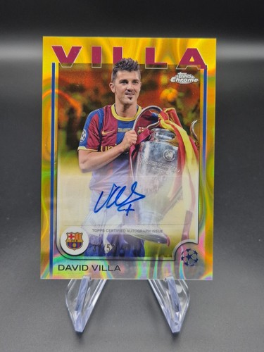 David Villa 2024 Topps Chrome /50