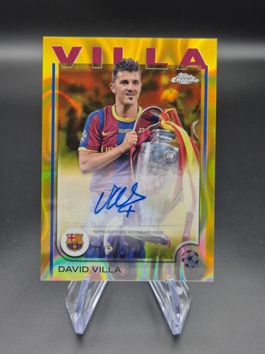 David Villa 2024 Topps Cromo UCC /50