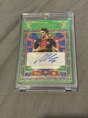 David Villa 2025 Topps Forever Green /99
