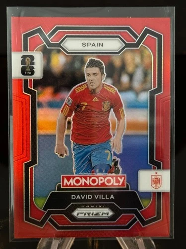 David Villa 2026 Panini Prizm Red Prizm #44