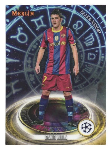 David Villa 2023 Topps UCC Chrome Merlin