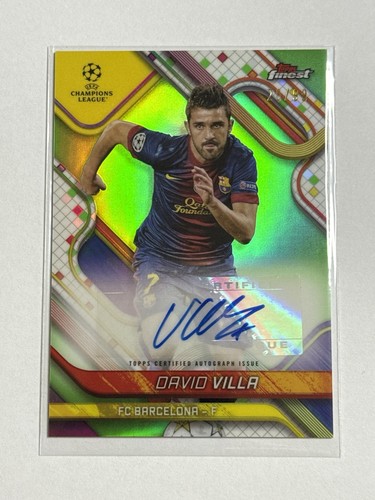 David Villa 2024 Topps UCC Finest /99