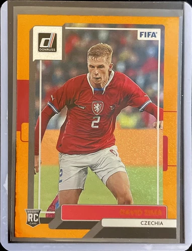 David Zima 2022 Panini Donruss Orange Prizm