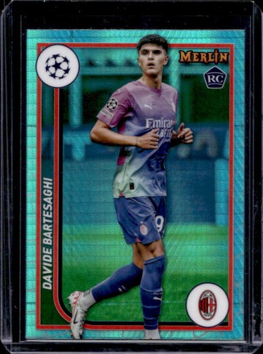 Davide Bartesaghi 2023 Topps Merlin Chrome Aqua Prism Refractor #139