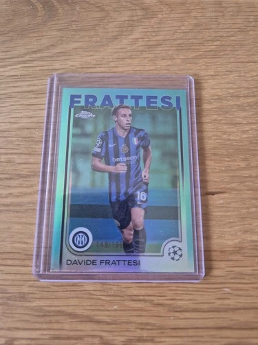 Davide Frattesi 2024 Topps Chrome Aqua Refractor /199