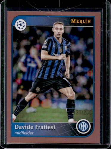 Davide Frattesi 2024 Topps Merlin Chrome Pink Gold Refractor /250