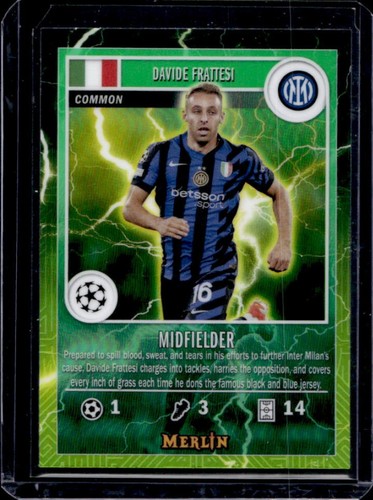 Davide Frattesi 2024 Topps Merlin Chrome UEFA MG-21