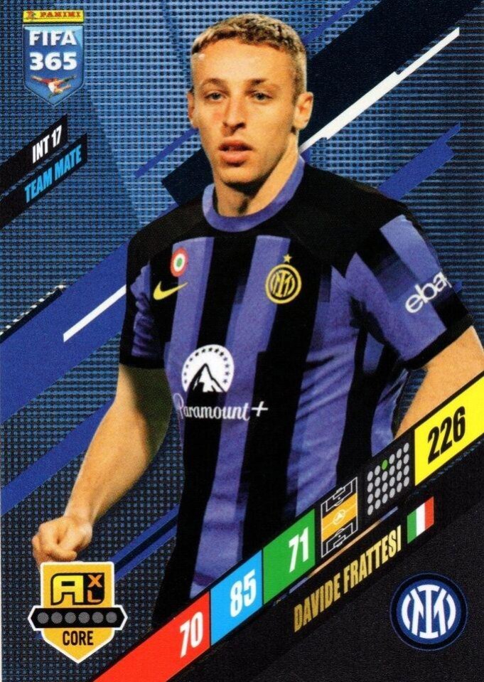Davide Frattesi 2024 Panini Adrenalyn XL FIFA 365